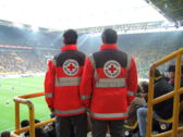 Sanitätswachdienst im Stadion